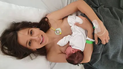 Cum arată Dana Rogoz la doar două luni de la naştere: 