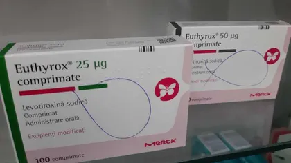 Cinci mii de cutii de Euthyrox importate din Spania, donate farmaciilor din România
