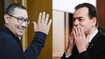 Victor Ponta şi Ludovic Orban, schimb de replici în Parlament. 