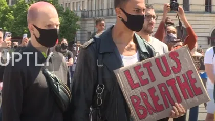 Manifestaţii la Londra, Berlin şi Copenhaga în semn de solidaritate cu protestele violente din SUA VIDEO
