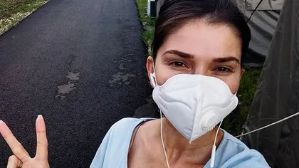 Alina Puşcaş, prima vedetă vindecată de coronavirus. Prezentatoarea TV a fost externată din spital
