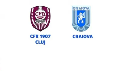CFR CLUJ - CRAIOVA 2-3 în etapa a 5-a din PLAY OFF LIGA 1. Oltenii relansează campionatul!