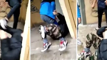 Imagini greu de privit! Un copil a fost bătut cu bestialitate de doi adolescenţi, la Timişoara VIDEO