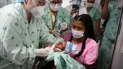 O pacientă aflată în comă din cauza unor complicaţii cauzate de COVID a născut un băieţel. Cazul Dianei a şocat întreaga lume medicală