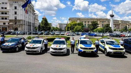 Poliţia Română va fi dotată cu mai multe autovehicule Dacia Duster, Logan şi Dokker