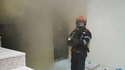 Incendiu puternic la un hotel din Mamaia
