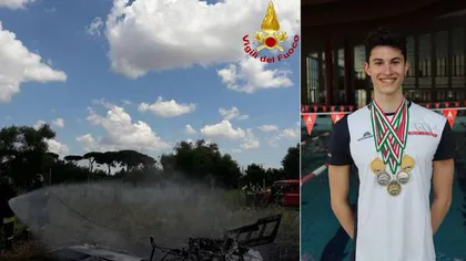 Tragedie aviatică în Italia, doi sportivi au murit într-un accident. Avionul s-a prăbuşit în apropierea Romei
