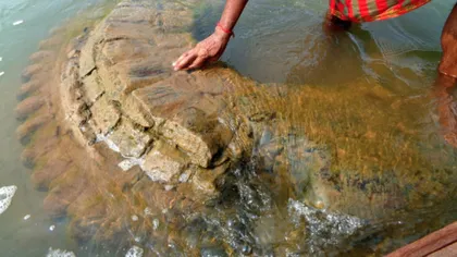 Un TEMPLU vechi de 500 de ani a fost scos la iveală de inundaţii VIDEO