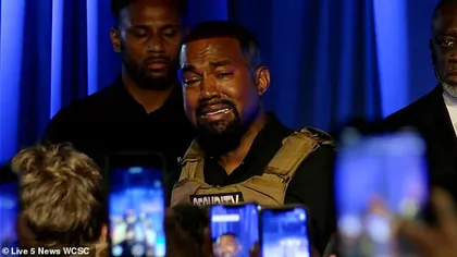 Kanye West a izbucnit în lacrimi în timpul primei sale campanii prezidenţiale: 