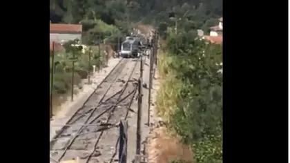 Accident feroviar grav în Portugalia. Cel puţin doi morţi şi 37 de răniţi VIDEO