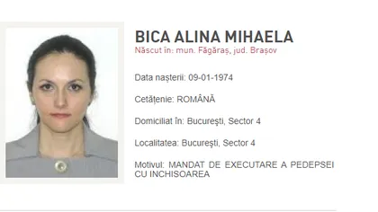 Alina Bica a fost REŢINUTĂ în Italia. Fosta şefă DIICOT e dată în urmărire pentru o condamnare definitivă la închisoare