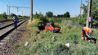 Trei morţi şi doi răniţi într-un accident feroviar grav. Circulaţia este blocată