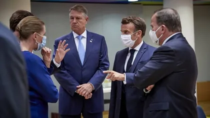 Precizările Administraţiei Prezidenţiale după apariţia imaginilor cu Klaus Iohannis fără mască la reuniunea Consiliului European