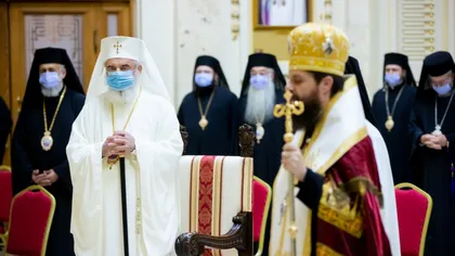 Premieră în Biserica Ortodoxă! Toţi ierarhii au purtat masca de protecţie în timpul şedinţei Sfântului Sinod