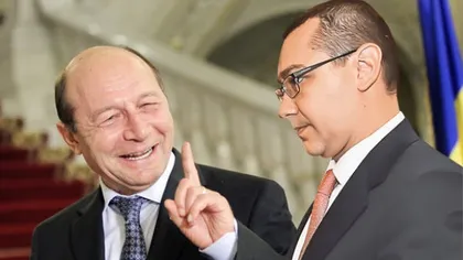 Scandal între Victor Ponta şi Traian Băsescu, în direct la România TV. 