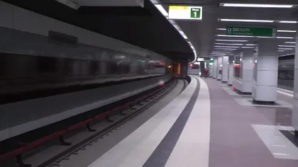 Cum arată staţia de metrou Romancierilor, de pe magistrala Drumul Taberei VIDEO