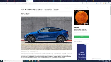 Tesla face ca SUV-ul său să devină mai atractiv. I-a scăzut preţul cu 3.000 de dolari, la doar patru luni de la lansare