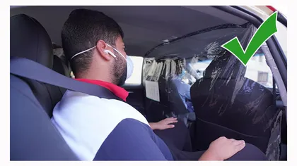 Cum se montează corect panourile despărţitoare în maşinile utilizate în regim de taxi. Precizările RAR