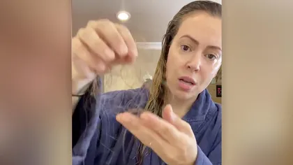 Actriţa Alyssa Milano se confruntă cu căderea părului după ce a fost infectată cu coronavirus VIDEO