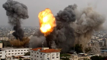 Bombardamente în Fâşia Gaza. Israelul a deschis focul şi la frontiera cu Siria