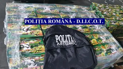 Captură record a Poliţiei Române şi DIICOT, în colaborare cu DEA. Prejudiciu estimat la 60 de milioane de euro