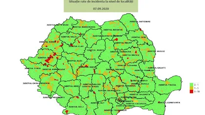 Localităţile în care elevii nu vor merge la şcoală din 14 septembrie. Cum începe şcoala în Bucureşti. Zonele din scenariul ROŞU