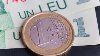 Un nou record negativ pentru leu în raport cu euro. Cursul BNR sare pentru prima dată pragul de 4,87