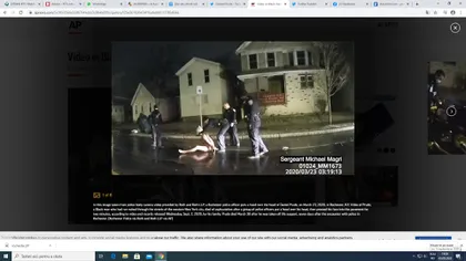 Un nou caz George Floyd cutremură America. Un bărbat a murit asfixiat de poliţie, după ce i-a fost pus un sac pe cap VIDEO