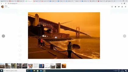 Apocalipsa a coborât la San Francisco. Metropola a fost acoperită de un cer sângeriu, iar aerul a devenit irespirabil VIDEO