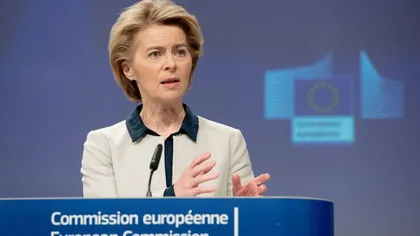 Preşedinta Comisiei Europeane, Ursula von der Leyen, prezintă miercuri raportul privind starea Uniunii
