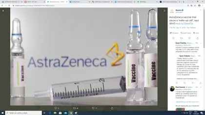 Testele pentru vaccinul anti-COVID de la AstraZeneca vor fi reluate. Când ar putea fi disponibil serul
