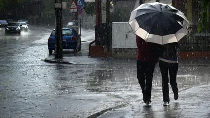 AVERTIZARE METEOROLOGICĂ. COD PORTOCALIU de ploi abundente în România