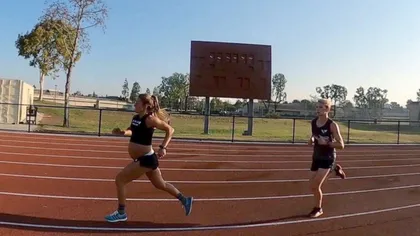 Incredibil. O sportivă însărcinată în NOUĂ LUNI a reuşit să alerge aproximativ doi kilometri într-un timp RECORD