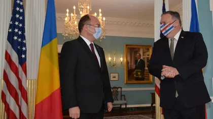 Bogdan Aurescu, întâlnire la Washington cu secretarul de stat al SUA. Ridicarea vizelor pentru români, printre temele discutate