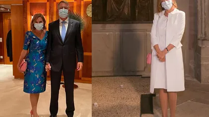 Cât costă cele două ţinute purtate de Carmen Iohannis la decernarea premiului din Germania