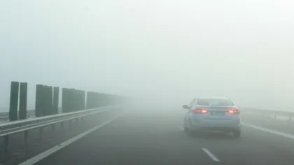 Alertă meteo, jumătate de ţară este acoperită de ceaţă