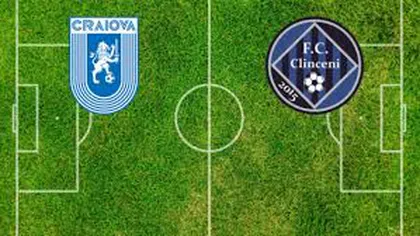 Universitatea Craiova - Academica Clinceni 0-1: Surpriză în Liga 1