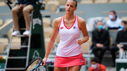 Karolina Pliskova, a doua favorită, a fost eliminată de la Roland Garros de Jelena Ostapenko