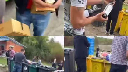 Reacţia incredibilă a unor moldoveni în momentul în care au fost puşi să arunce alcoolul în vamă. 