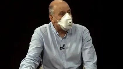 Gestul făcut de Virgil Musta în direct la TV pentru a-i convinge pe români să poarte masca VIDEO
