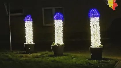 Luminiţele de Crăciun în formă de penis dintr-un oraş din Belgia. Primăria şi-a cerut scuze