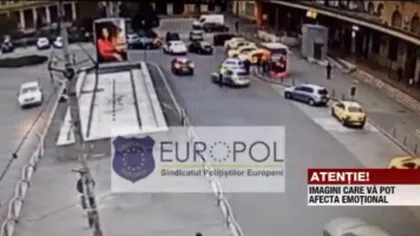 Un polițist a fost lovit violent de un șofer în Capitală. Europol consideră fapta ”tentativă de omor”