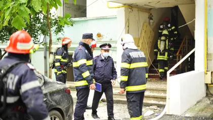 Explozie în Galați. Un bărbat a încurcat țeava de apă cu cea de gaze