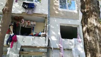 Explozie într-un bloc din Slobozia. 20 de persoane au fost evacuate, iar o bătrână a fost transportată la spital