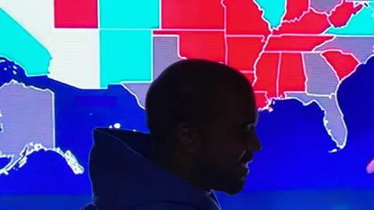 Kanye West, înfrângere dură la alegeri în SUA. A obţinut de 13 ori mai puţine voturi decât Mircea Diaconu la prezidenţialele din 2019