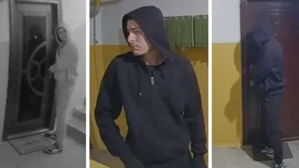 Poliţist de frontieră, filmat în timp ce încerca uşile unor apartamente dintr-un bloc din Timişoara