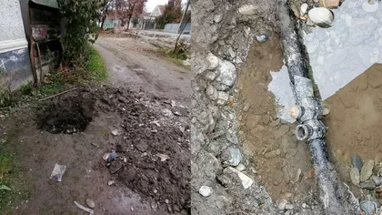Locuitorii unui sat din Sibiu au reparat singuri conducta principală de apă. Angajaţii Primăriei sunt în izolare
