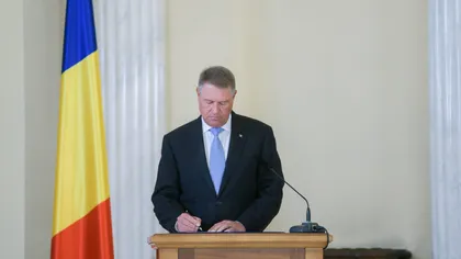 Klaus Iohannis a semnat marţi decretele de eliberare din funcţie pentru trei procurori
