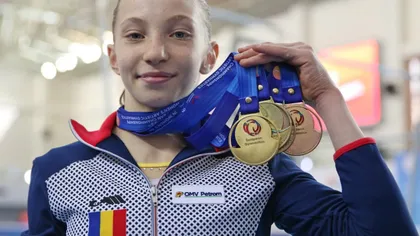 Ana Bărbosu, patru medalii de aur în finalele pe aparate la Europenele de Gimnastică Artistică de junioare