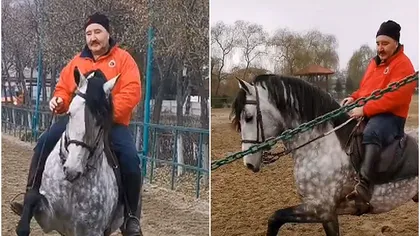 Video! Imagini rare! Nuţu Cămătaru s-a lăsat de cămătărie şi lumea interlopă, iar acum face dresaj de cai de rasă!